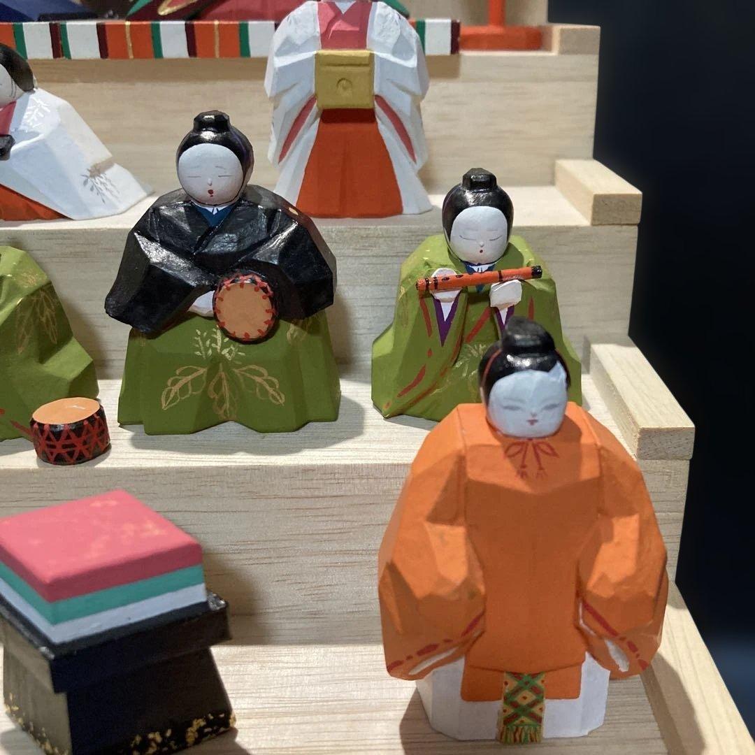雛人形　奈良一刀彫り