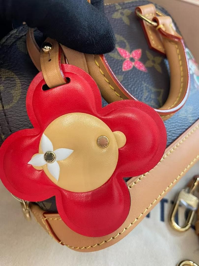 良品Louis Vuitton Mini Bag フラワーモチーフ