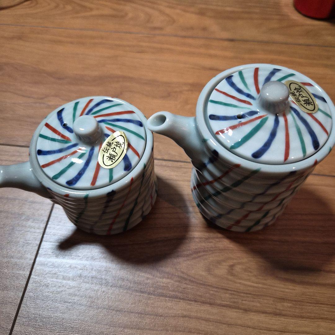 瀬戸焼醤油さし2点セット