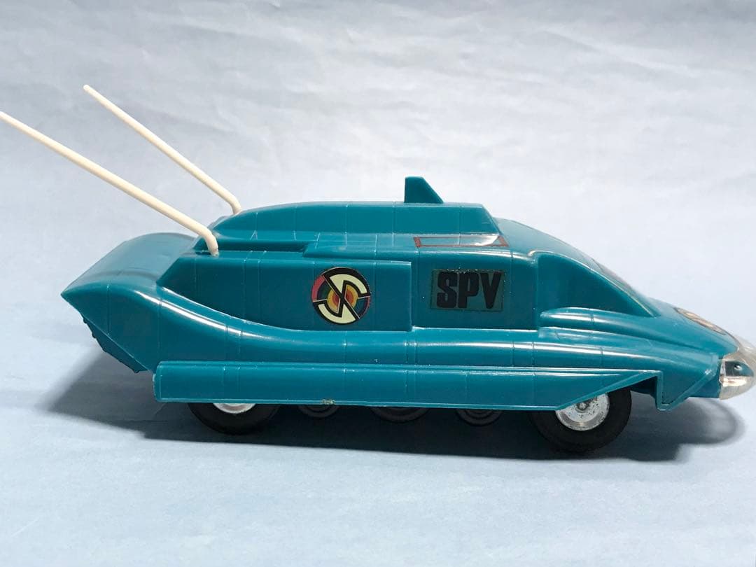旧バンダイ　顔ありマーク　キャプテンスカーレット　追跡戦闘車　SPV ゼンマイ