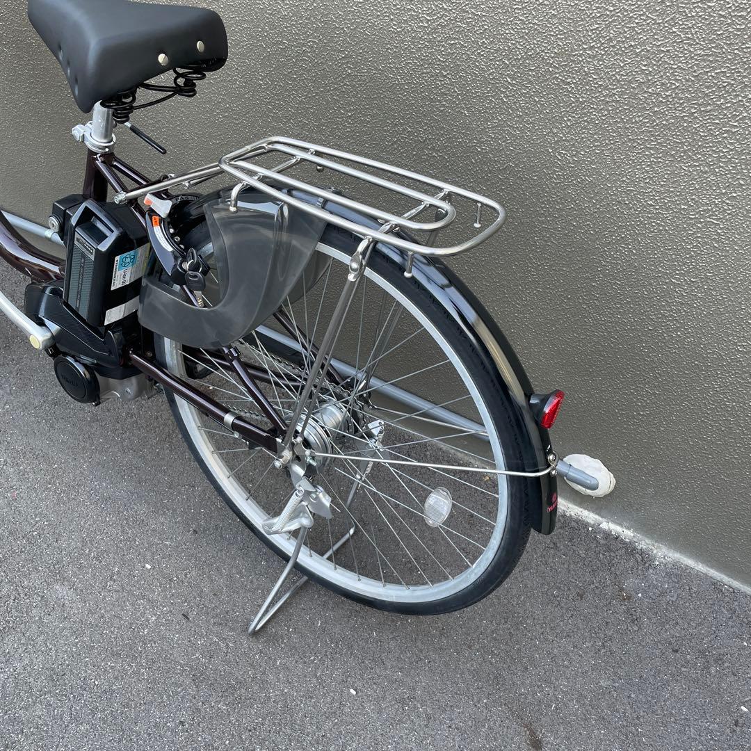 ヤマハ電動アシスト自転車26インチブラウン