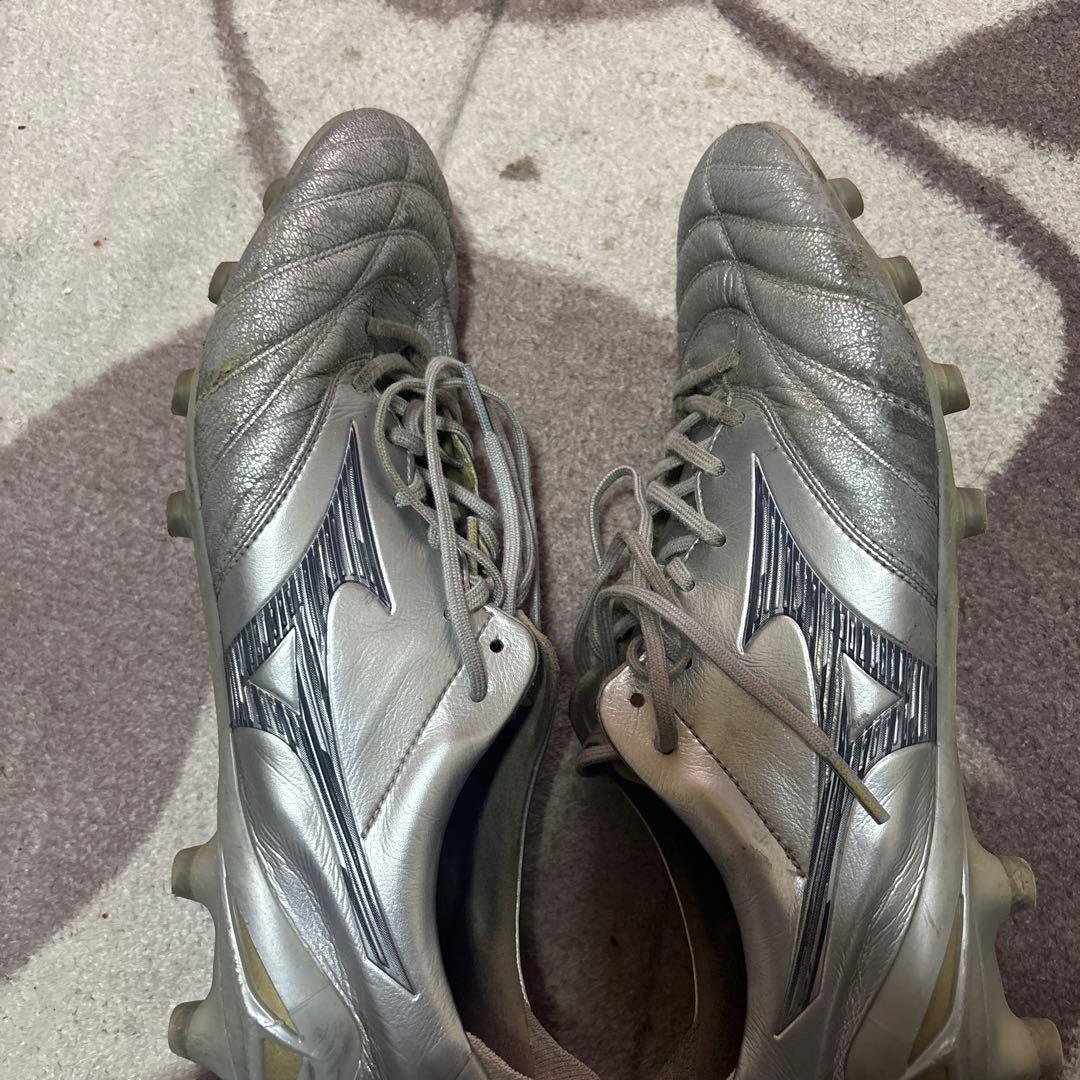 Mizuno サッカーシューズ シルバー スパイク 27.5