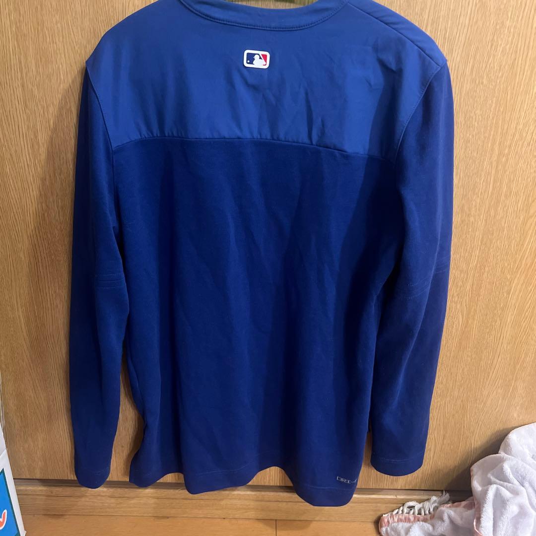 Nike Los Angeles Dodgers ハーフジップトレーナーMサイズ