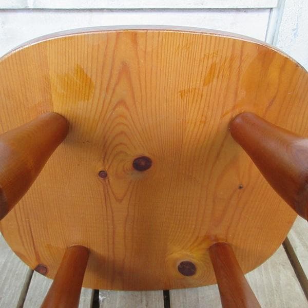 イギリス ビンテージ 家具 ハイスツール カウンタースツール 英国 4774e