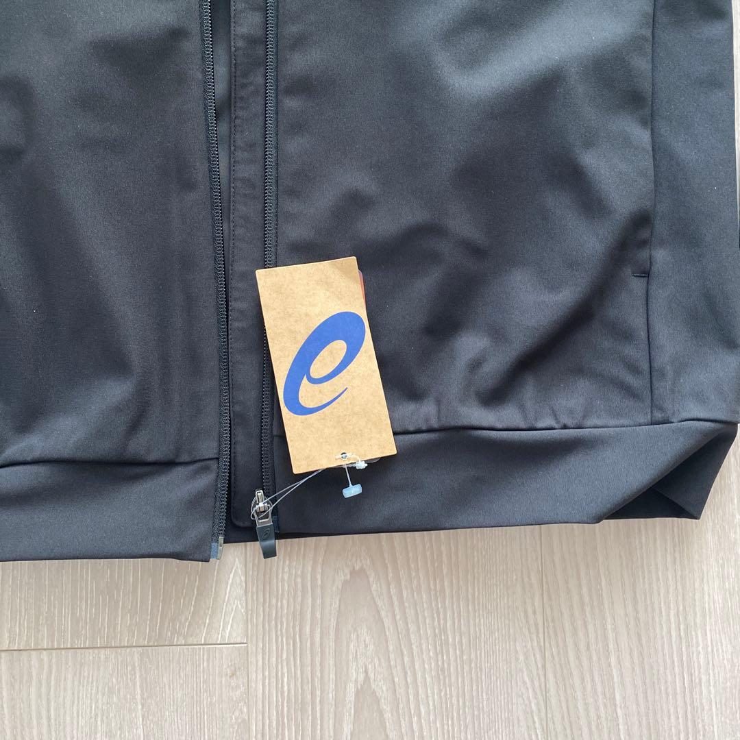 asics ブラックウィンドブレーカー MICROFT WIND BARRIER