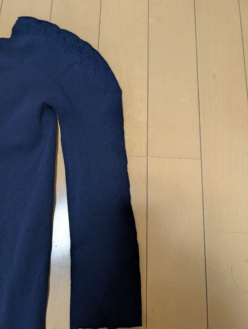 Chacottノーソーイングニット（濃紺）
