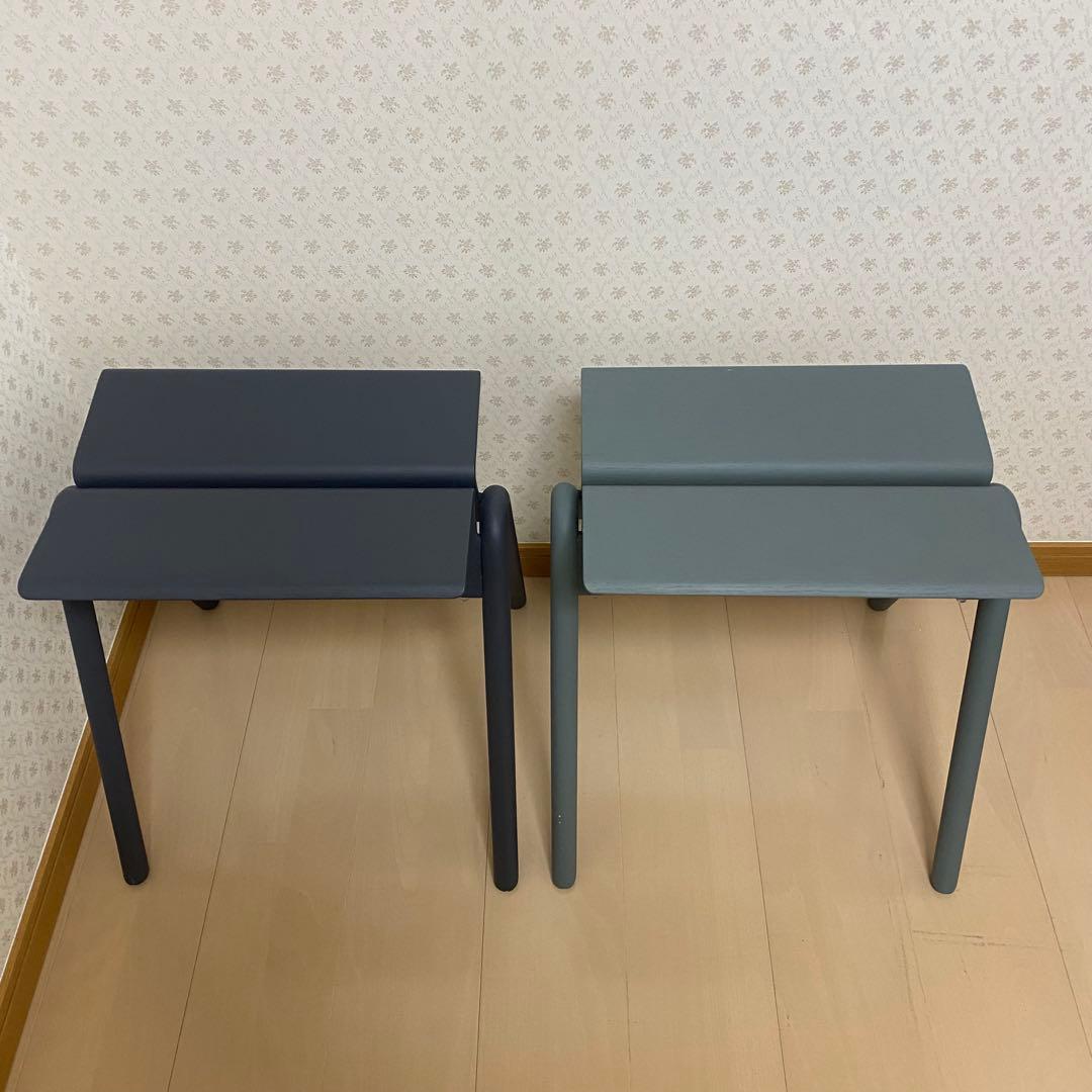 軽やかに美しく、そして強く。今にも飛び立ちそうな木製スツール KAMOME 2脚