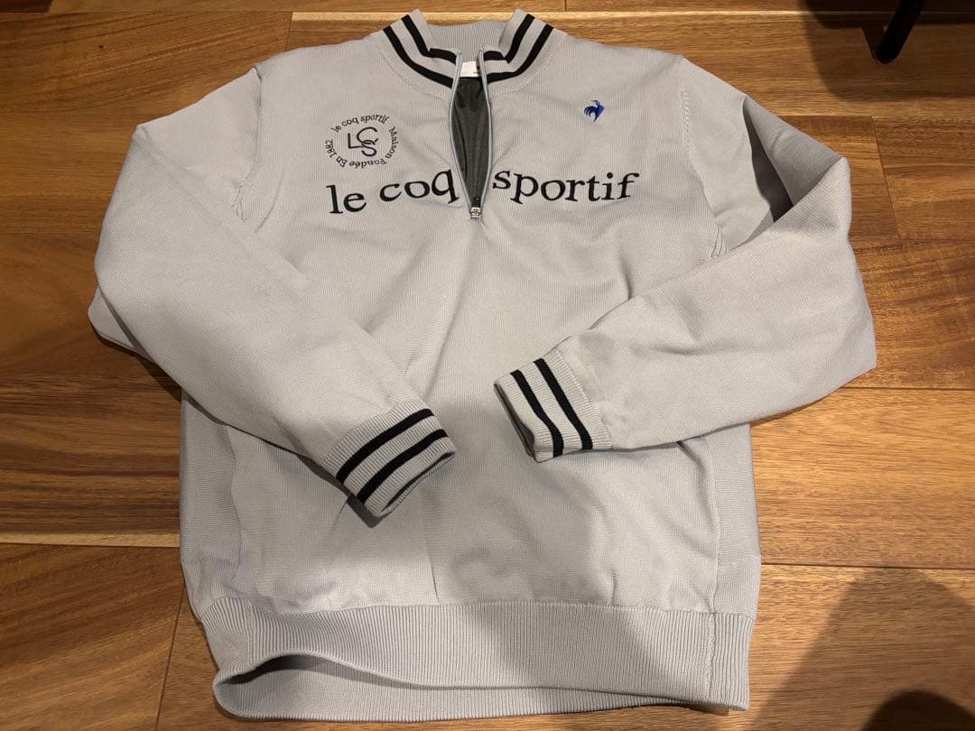 le coq sportif グレー スウェット ジャケット