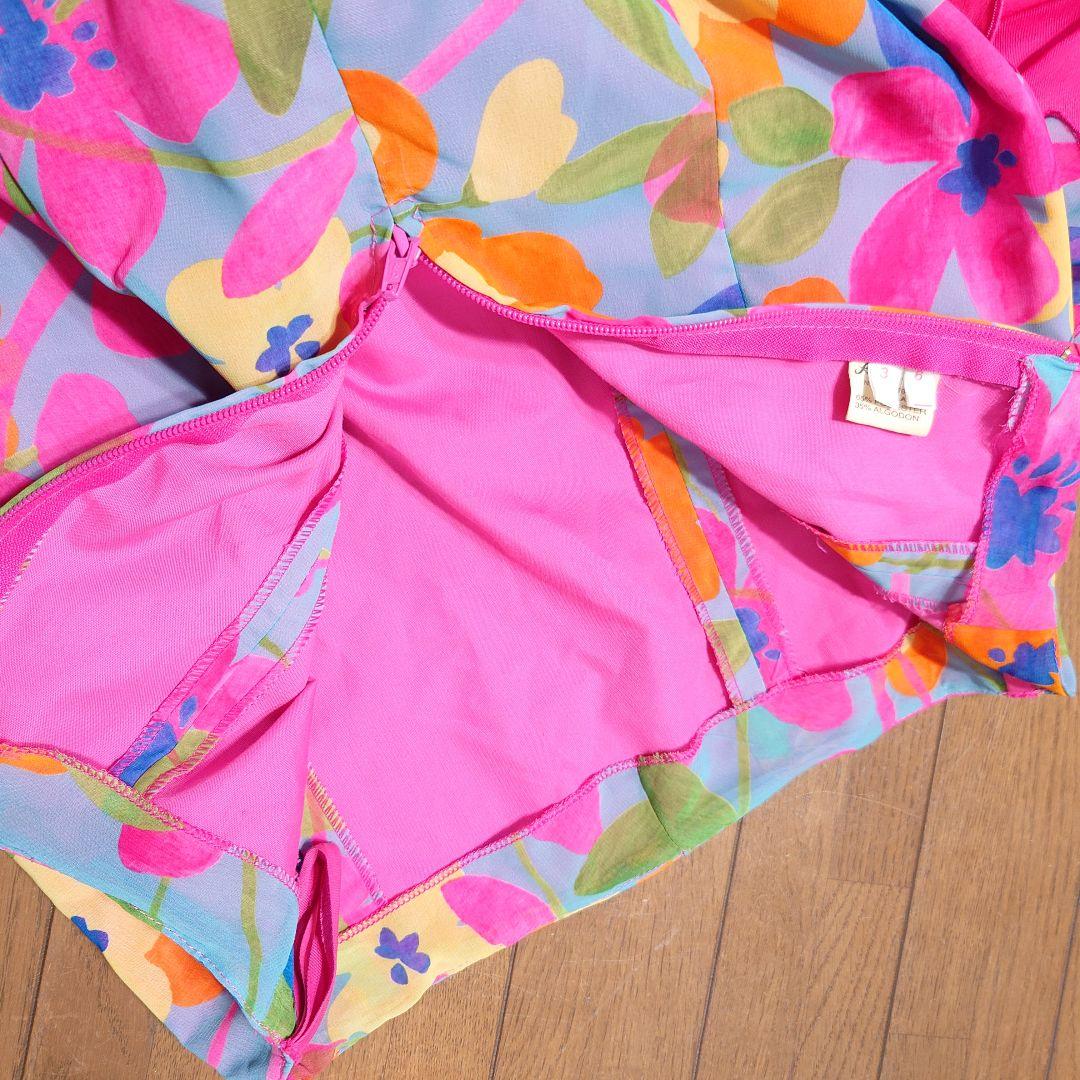 Creaciones ROAL S. L. フラメンコドレス 衣装 花柄 ピンク