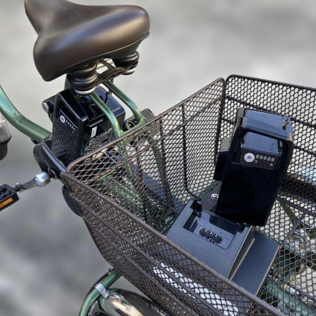 パナソニック 電動アシスト三輪自転車 ビビライフ バッテリー2個 充電器付き
