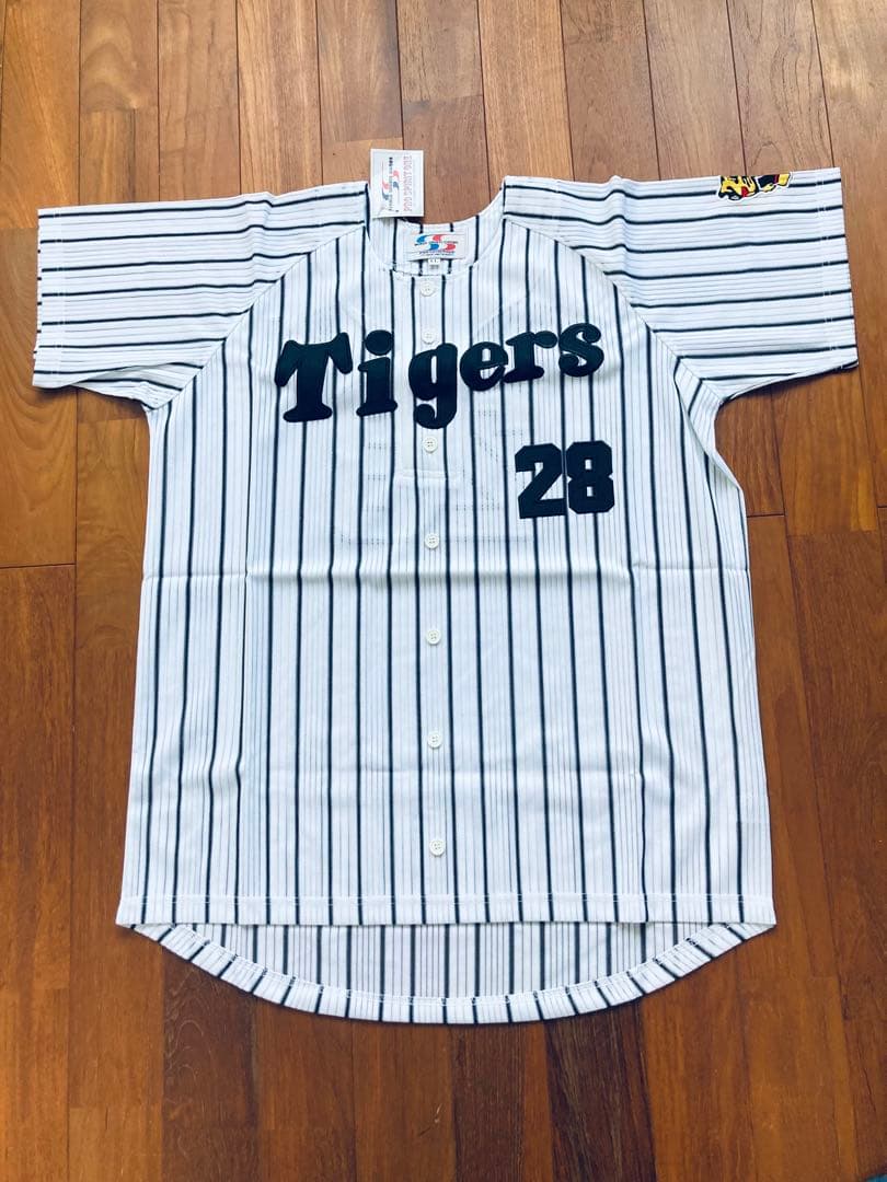 新品未使用　タグ付き　阪神タイガース　福原忍 ユニフォーム　福原　刺繍　L L