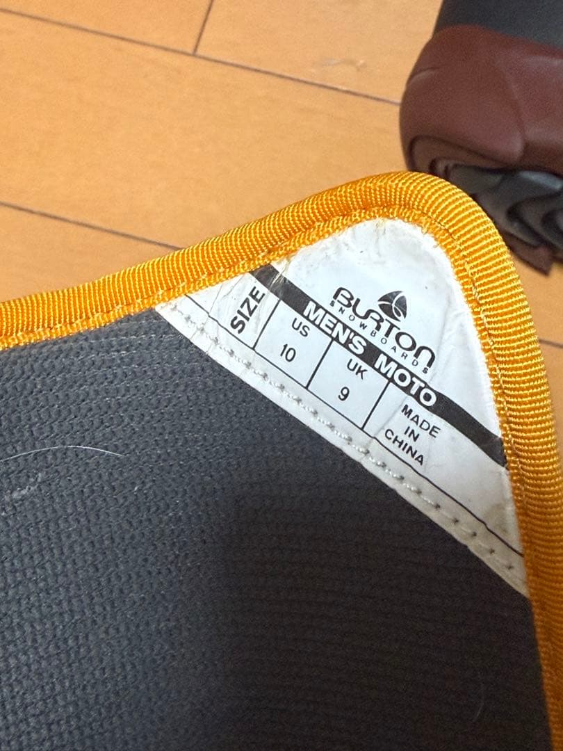 Burton スノーボードブーツ グレー/オレンジ