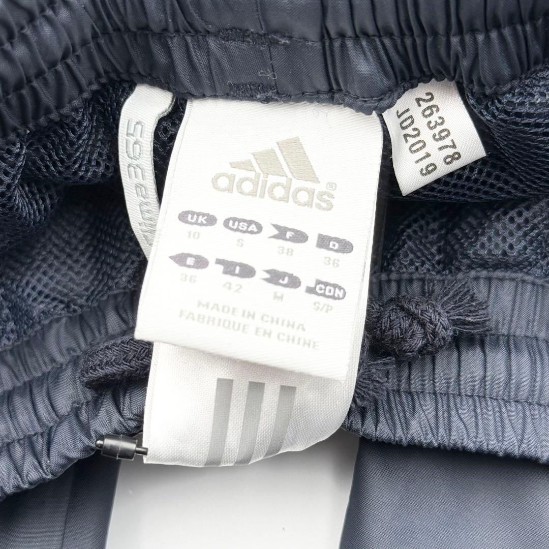 タグ付き有り　アディダス　ナイロン　ジャージ　上下セット　ネイビー×ブルー