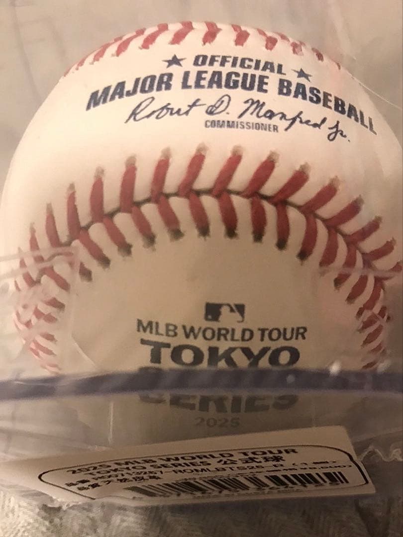 2025 MLB TOKYO SERIES 公式球 試合球 新品未開封　大谷翔平