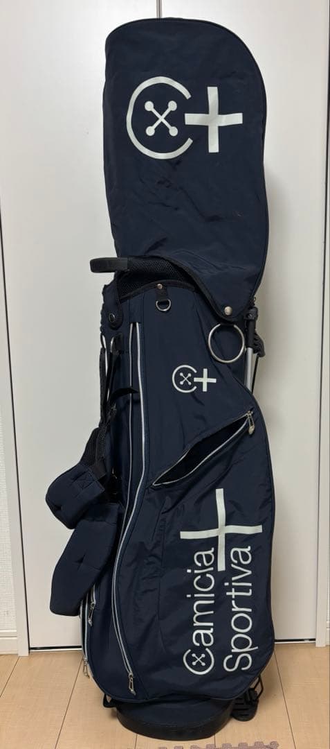 camiccia sportiva+ スタンドバッグ 9型　ネイビー