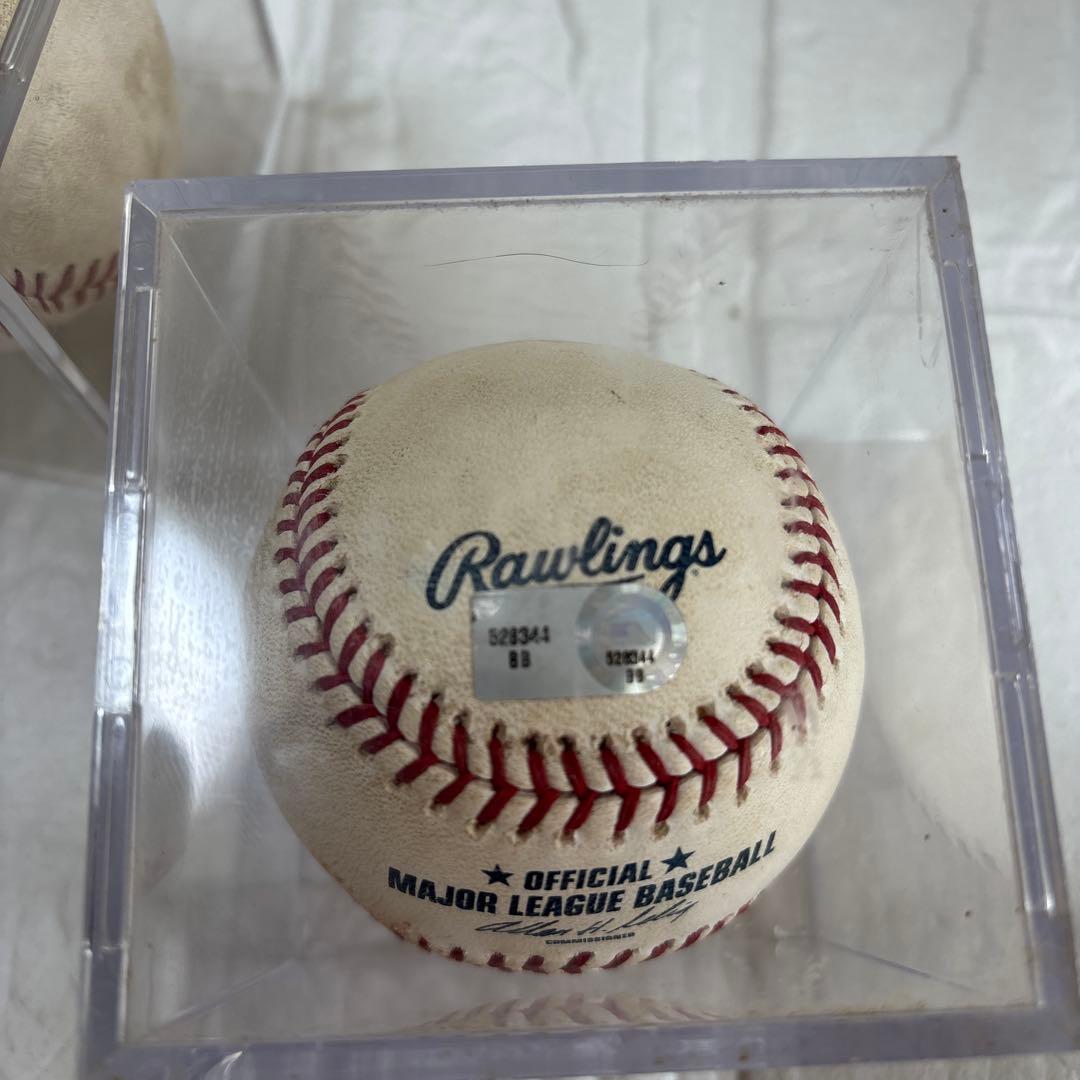 Rawlings 公式メジャーリーグ 実使用球ベースボール 3個セット