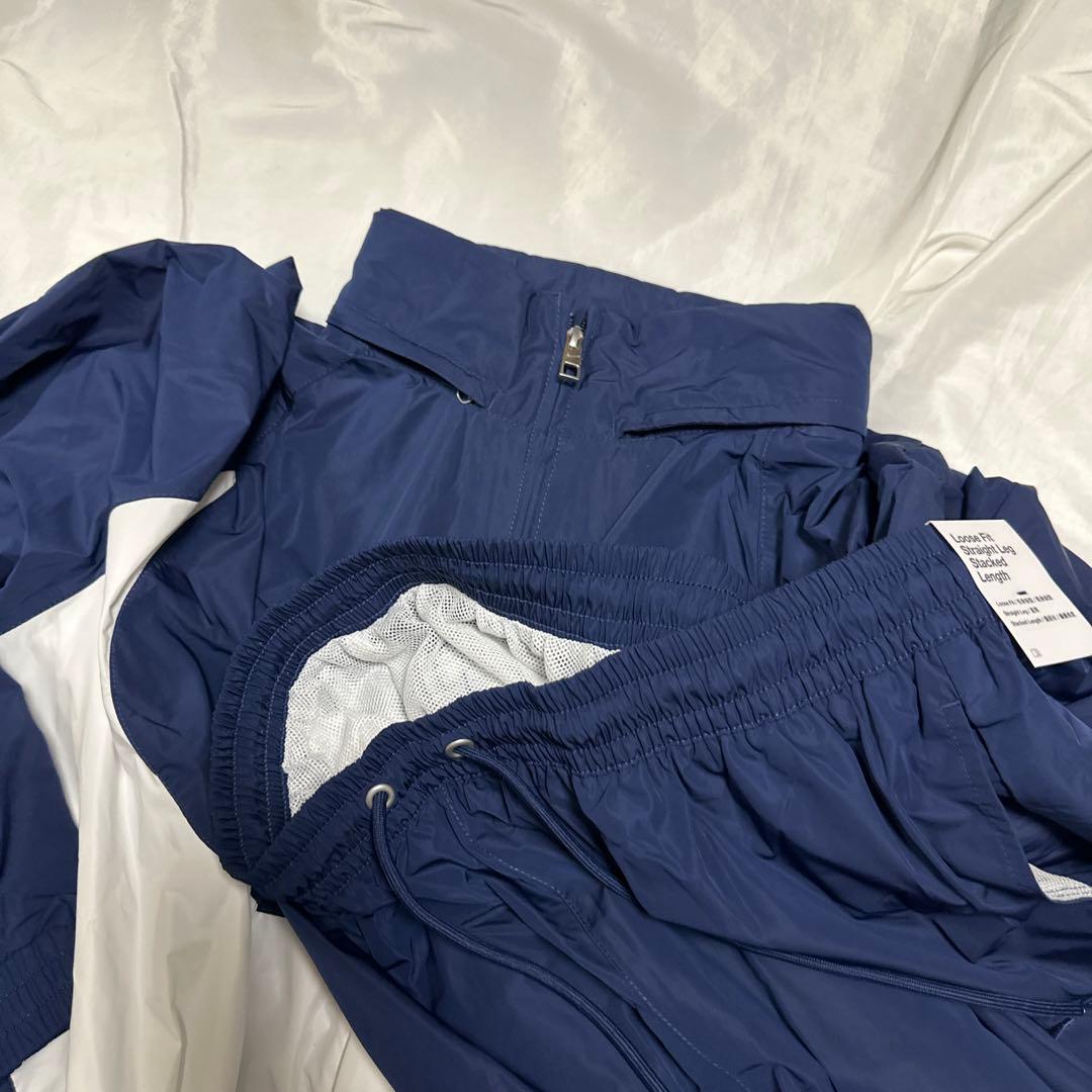 新品　完売　ネイビー　XLサイズ　NIKE ビッグスウッシュ セットアップ