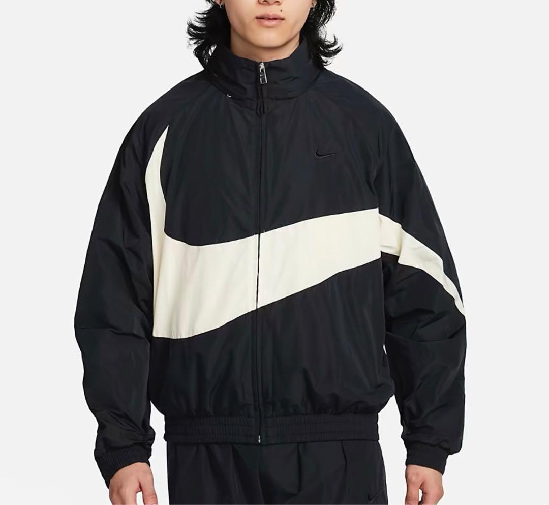 新品　完売　ネイビー　XLサイズ　NIKE ビッグスウッシュ セットアップ