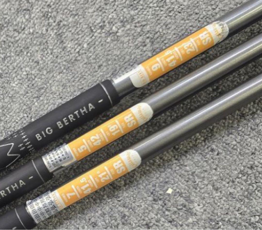 Callaway キャロウェイ BIG BERTHA フェアウェイウッド3本SR