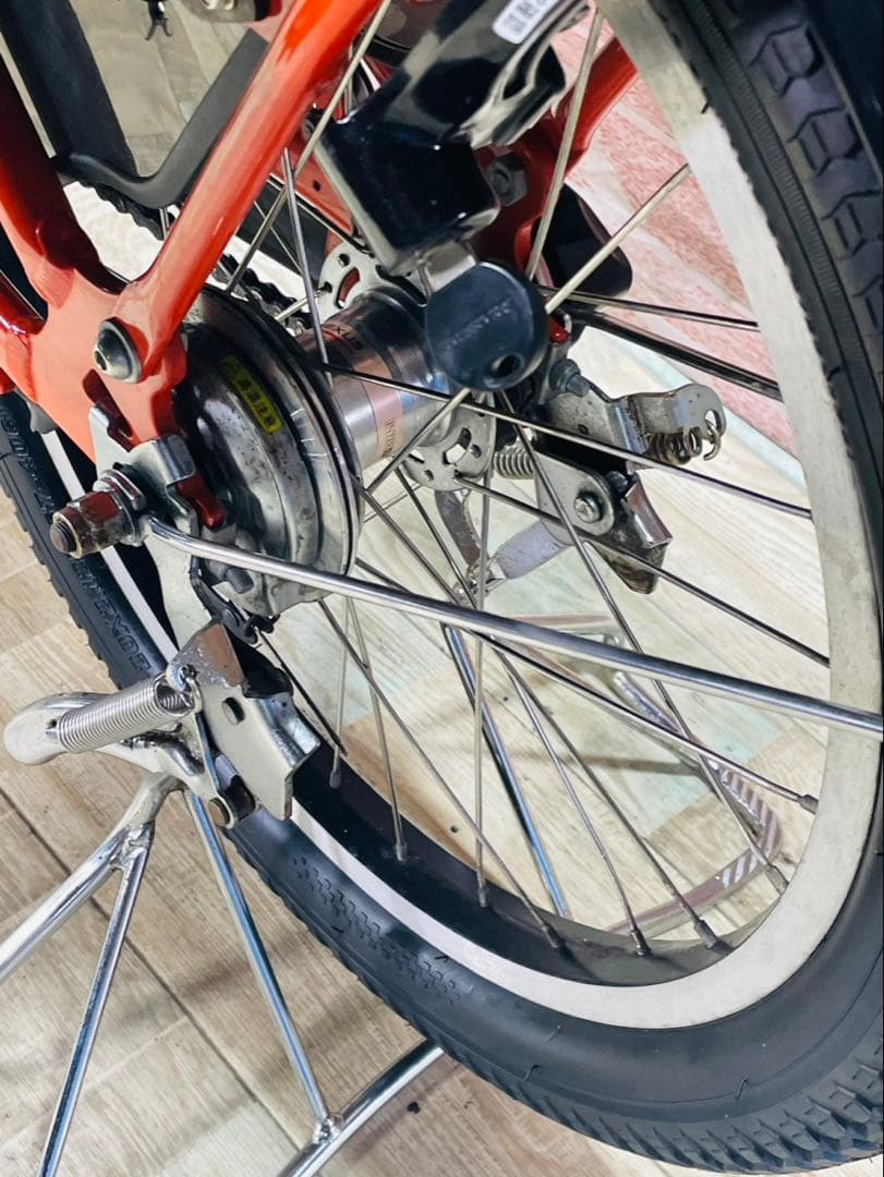 ZK3738 電動自転車 ブリヂストン アンジェリーノ 子供乗せ 20インチ