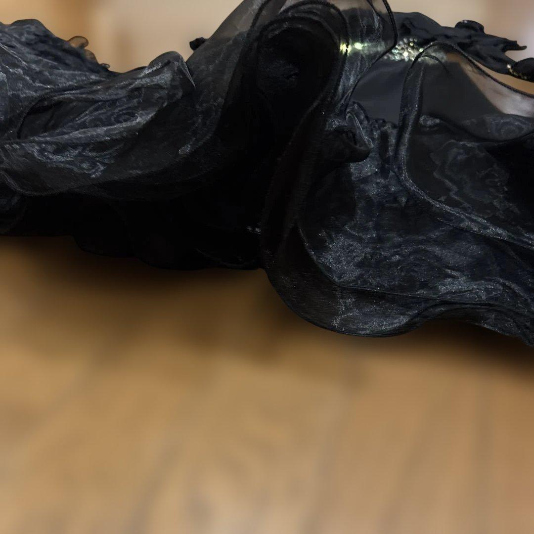 社交ダンスブラックドレス　M