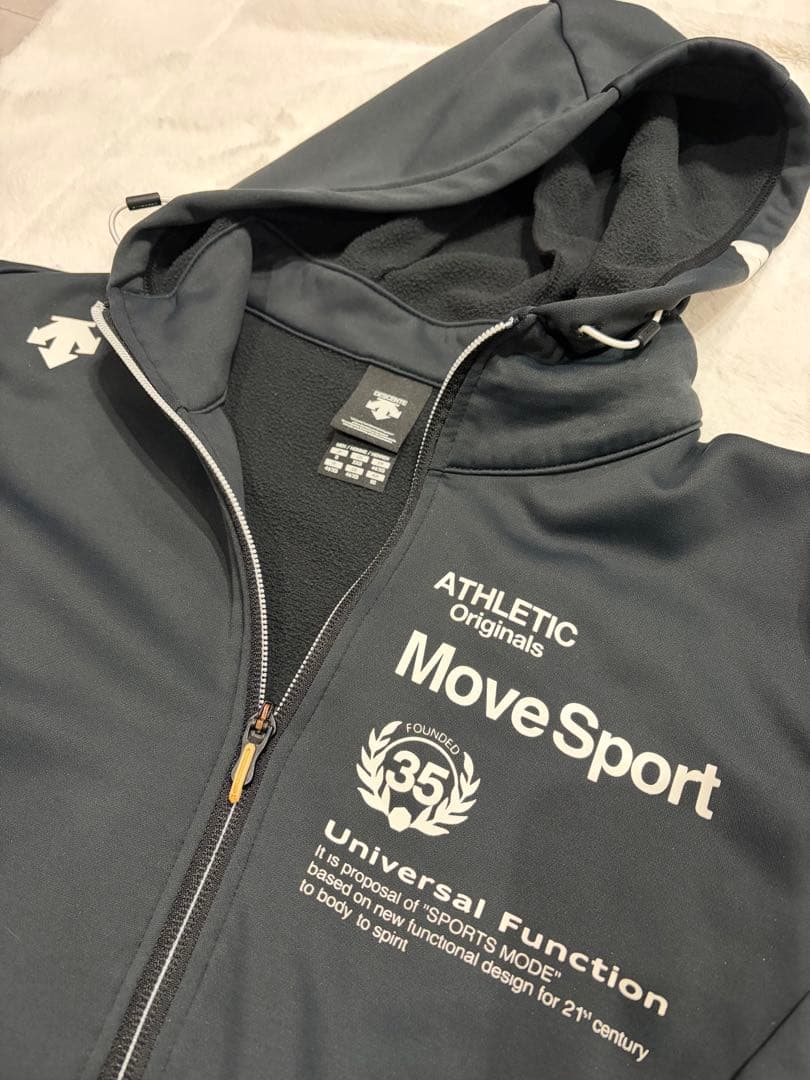 DESCENTE MoveSport メンズSジャージ上下セット ダークグレー