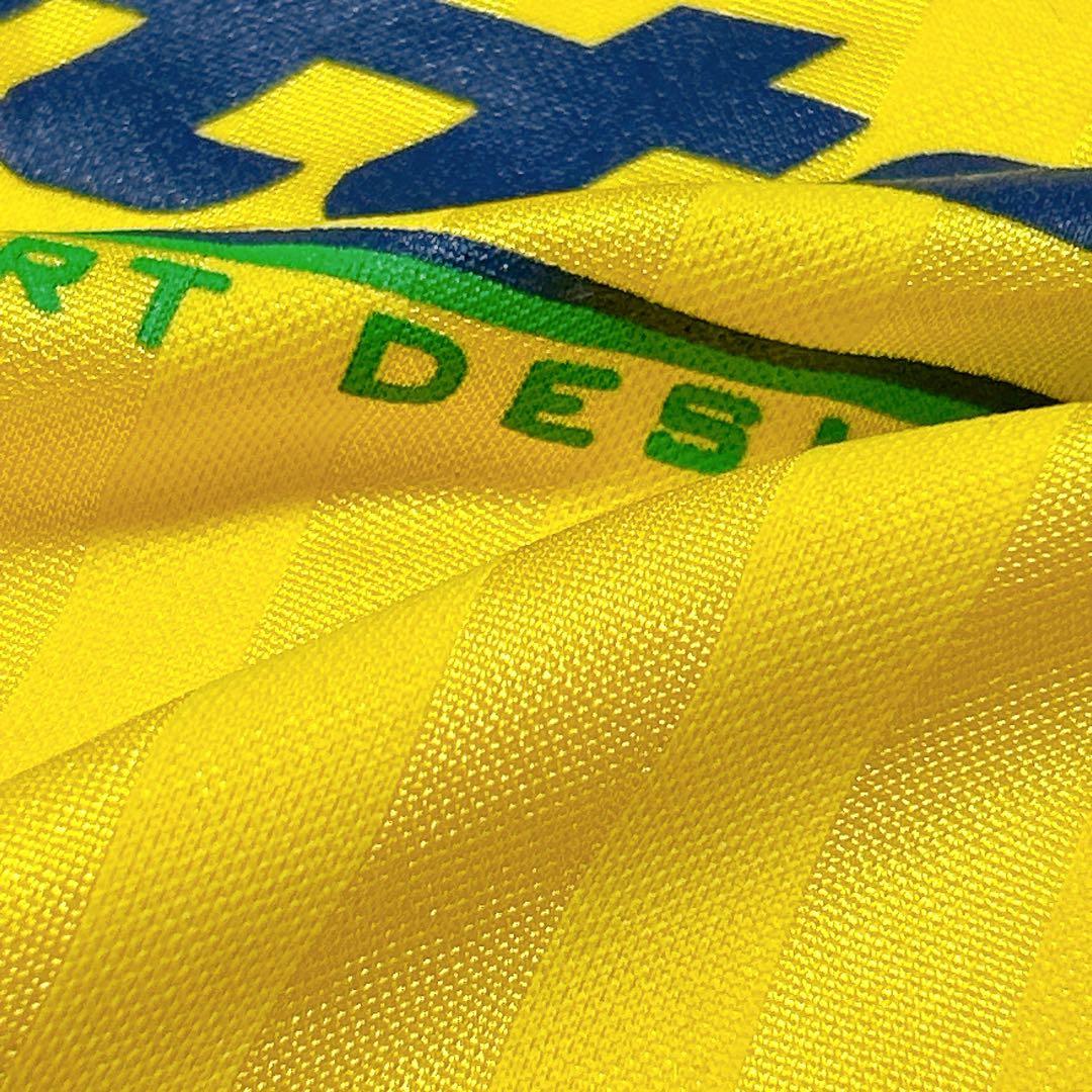【美品】希少 ロット 90s サッカーシャツ ユニフォーム 黄 ヴィンテージ