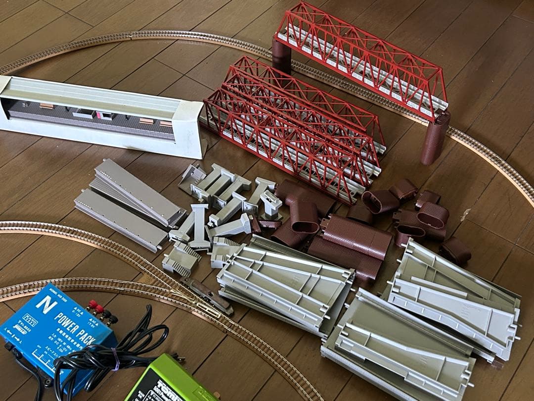 TOMIX 高架駅セット ポイント多数 動作確認済
