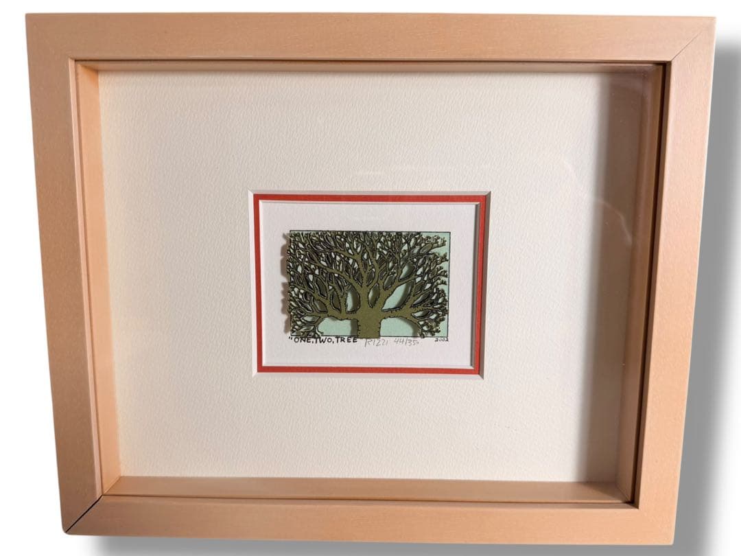 #ジェームスリジィ 『ONE, TWO, TREE』 3Dシルクスクリーン