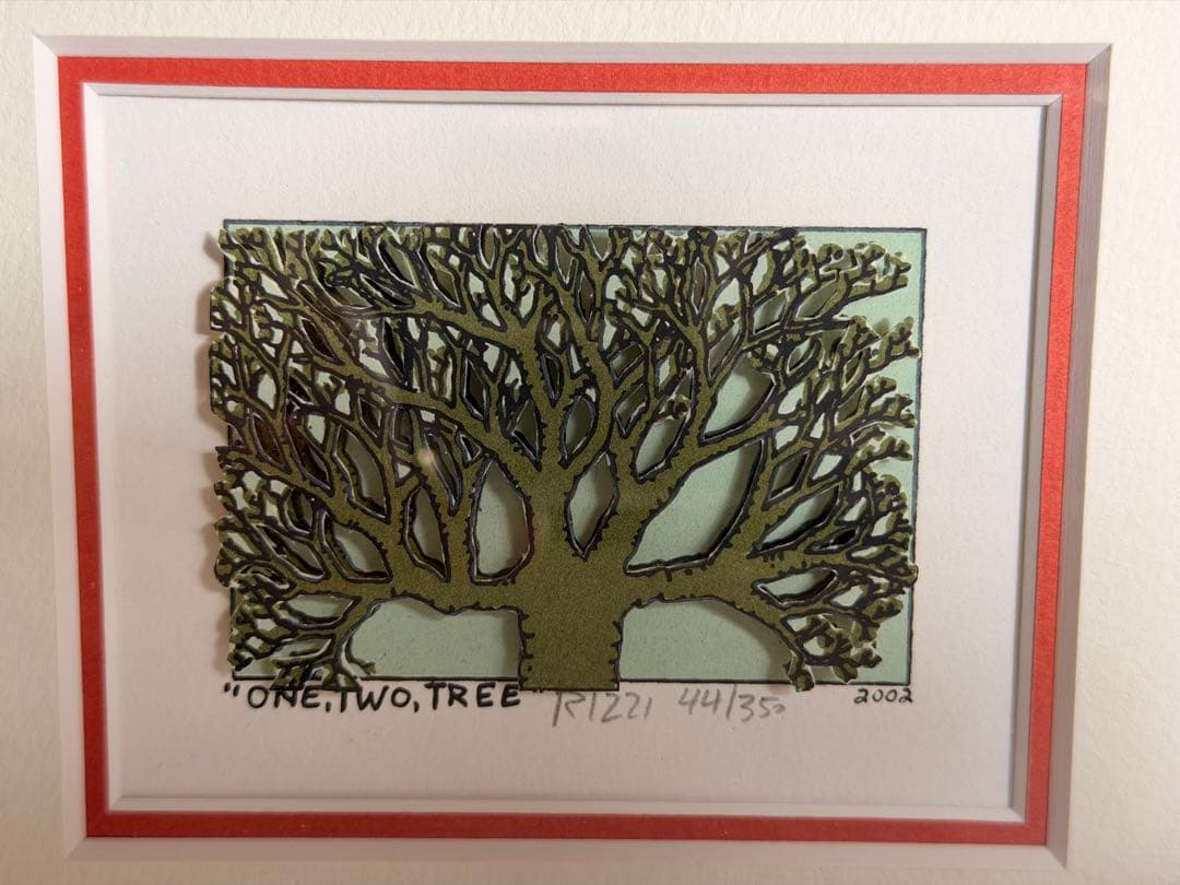 #ジェームスリジィ 『ONE, TWO, TREE』 3Dシルクスクリーン