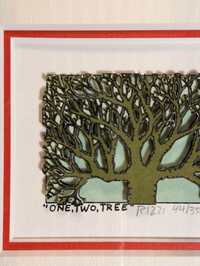#ジェームスリジィ 『ONE, TWO, TREE』 3Dシルクスクリーン