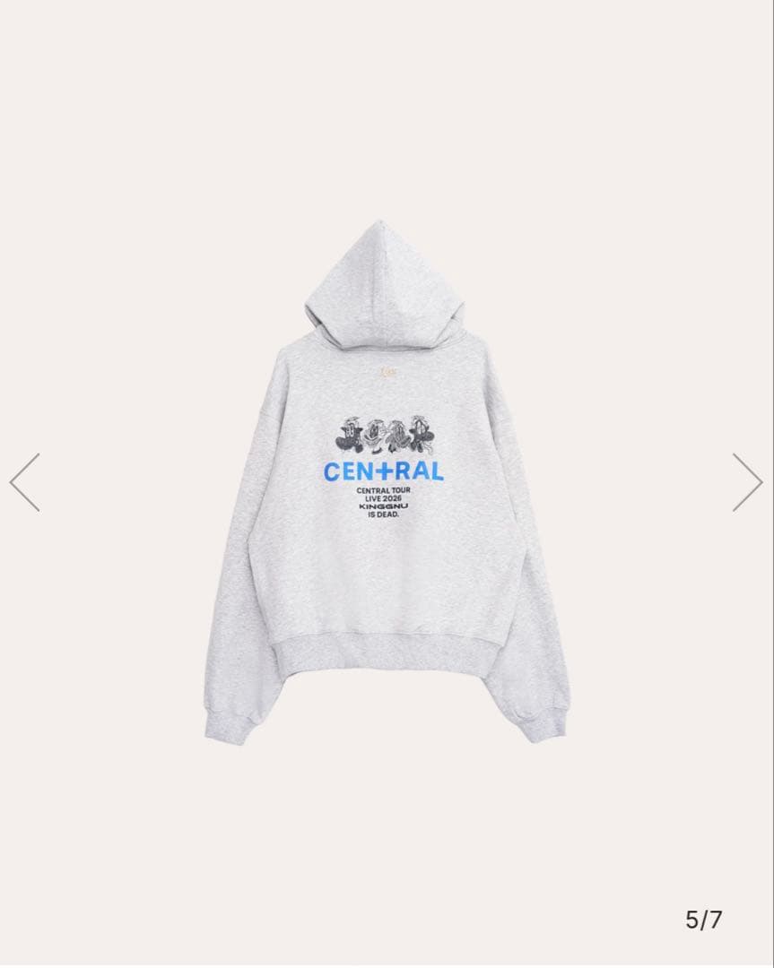KG IS DEAD HOODIE [グレイ]