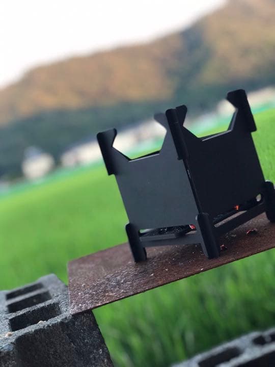 キャンプストーブ　秋　紅葉バージョン　手作り日本製