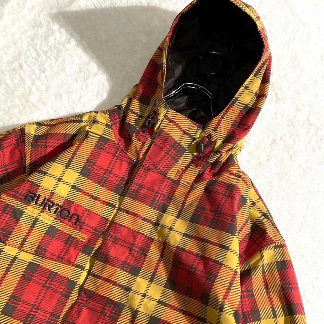 ＢＵＲＴＯＮ　スノーボードウェア　ジャケット　チェック柄　中綿入り　Ｌ　バートン