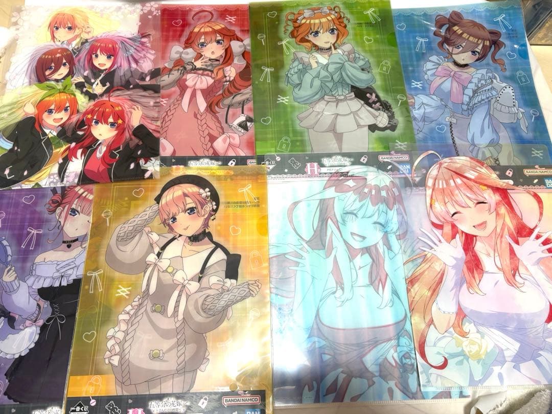 五等分の花嫁 クリアファイル 19点