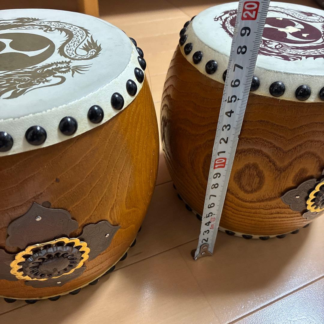 和太鼓　木製　2個