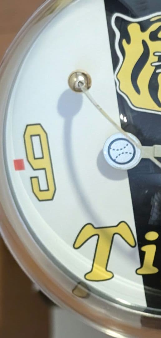 阪神タイガース 球体置き時計　動作確認済み
