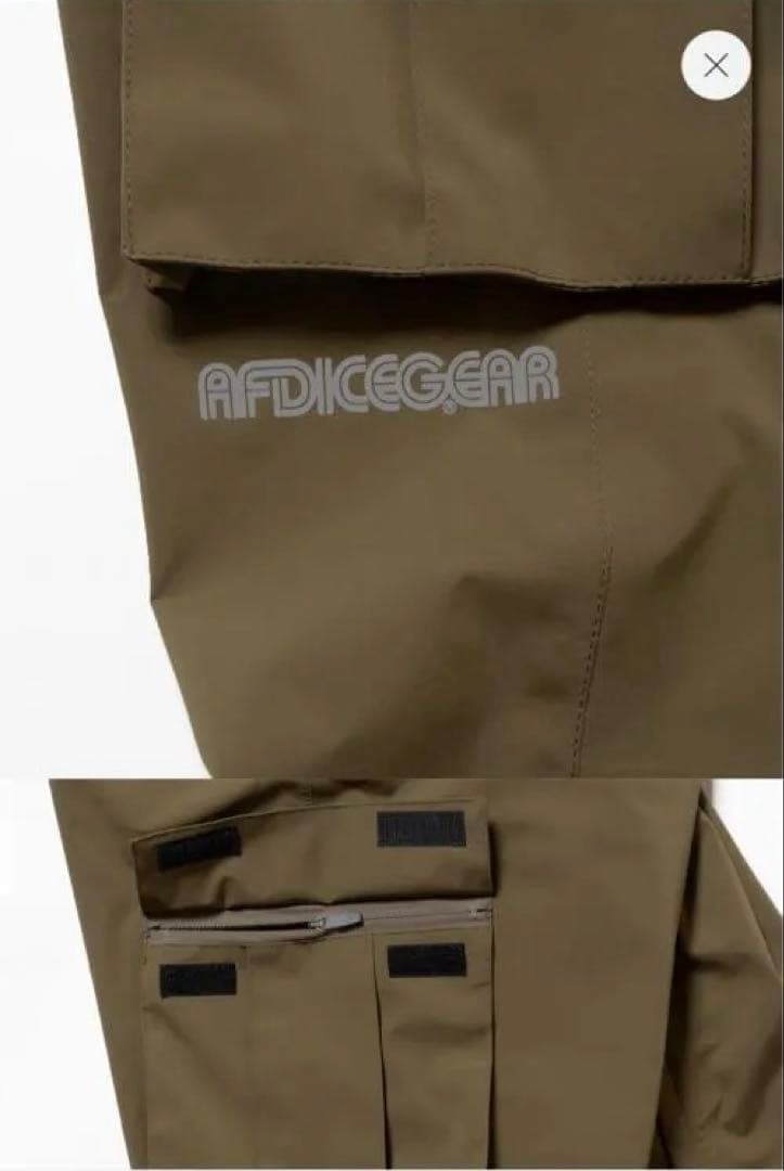 スノーボードウェアー AFDICEGEAR × POLER M65＆ビブ セット