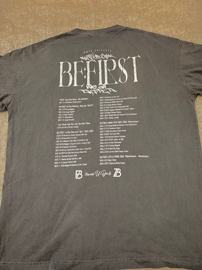 BE:FIRST Tシャツ メンバープロデュースLサイズ　ワルツカード付