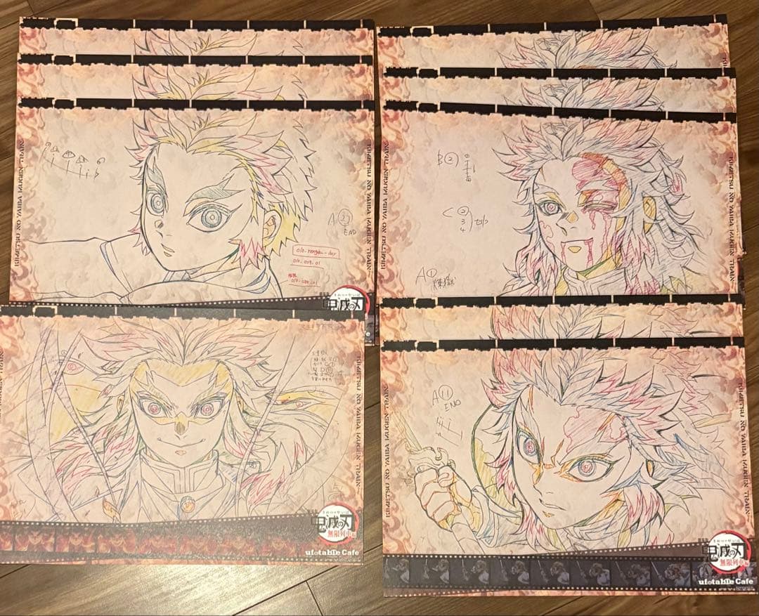 鬼滅の刃　ufotable カフェ　ランチョンマット　バースデー　まとめ売り