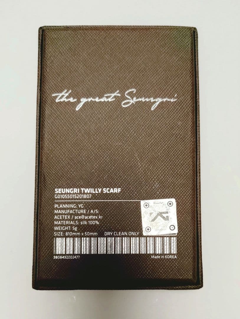 BIGBANG V.I VI SEUNGRI スンリ スカーフ scarf