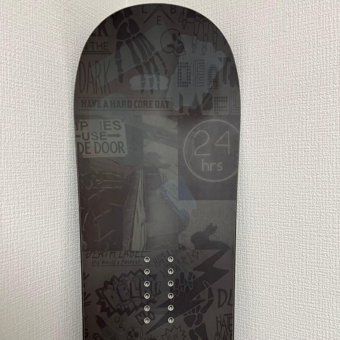 デスレーベル ブラックフラッグ DEATH LABEL 151cm グラトリ