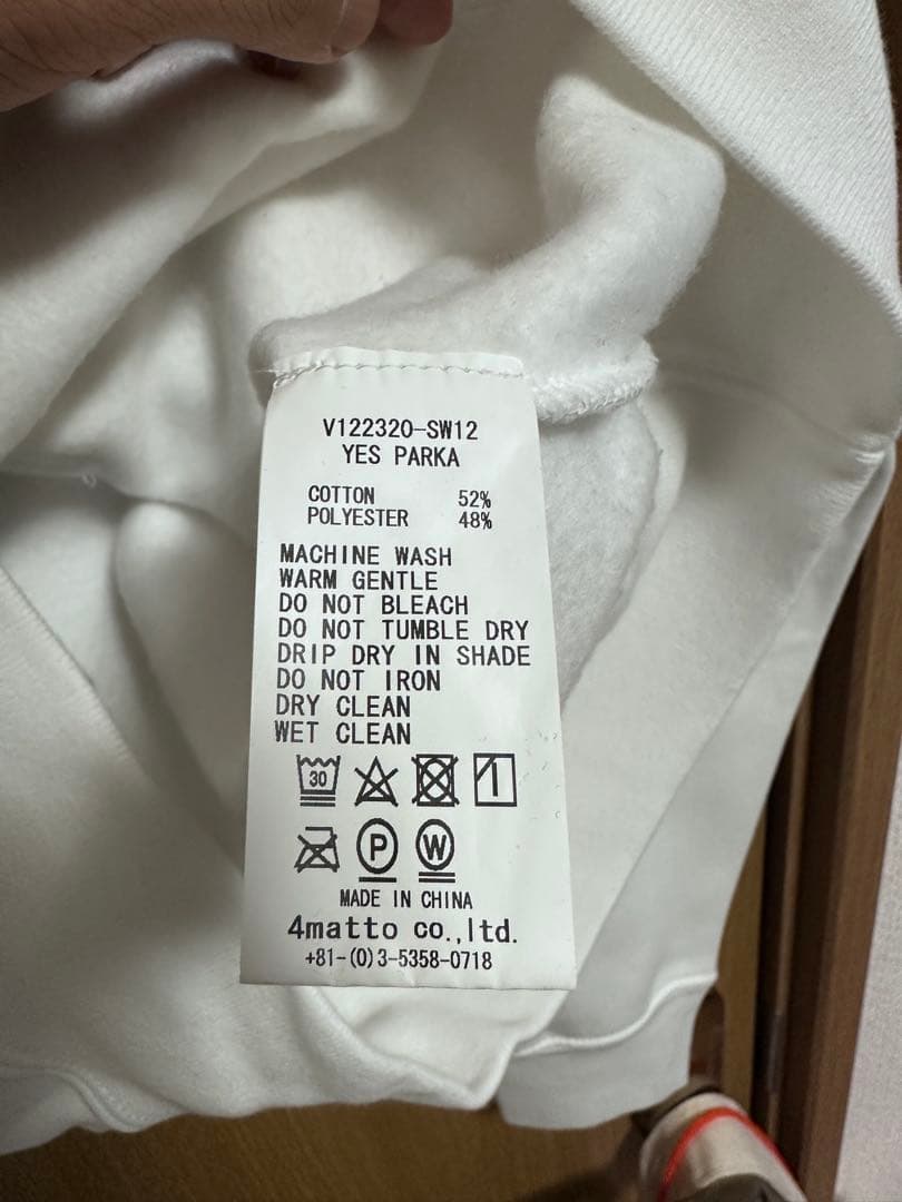 V12 ゴルフ YES PARKA Lサイズ V122320-SW12