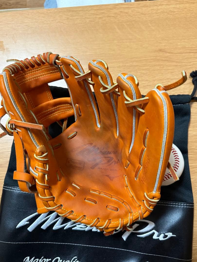 ミズノプロ　MM型　硬式グローブ　内野手用