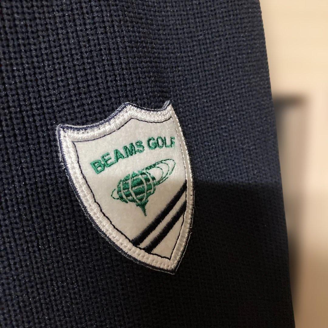 BEAMS GOLF フード付きジャケット ネイビー