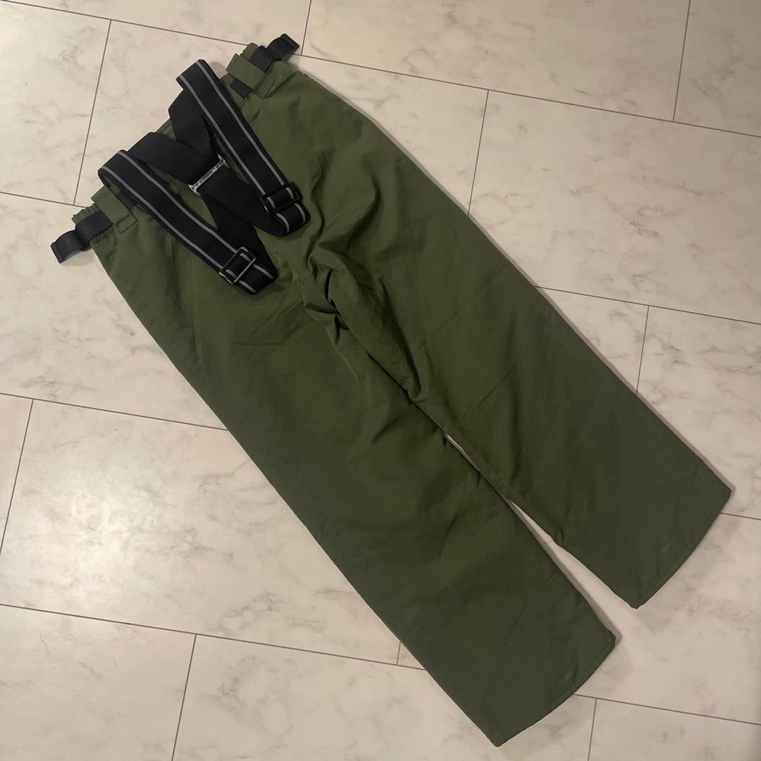 【美品】エレッセ　スノーボード　スキーウェア　ズボン　パンツ　カーキー　グリーン