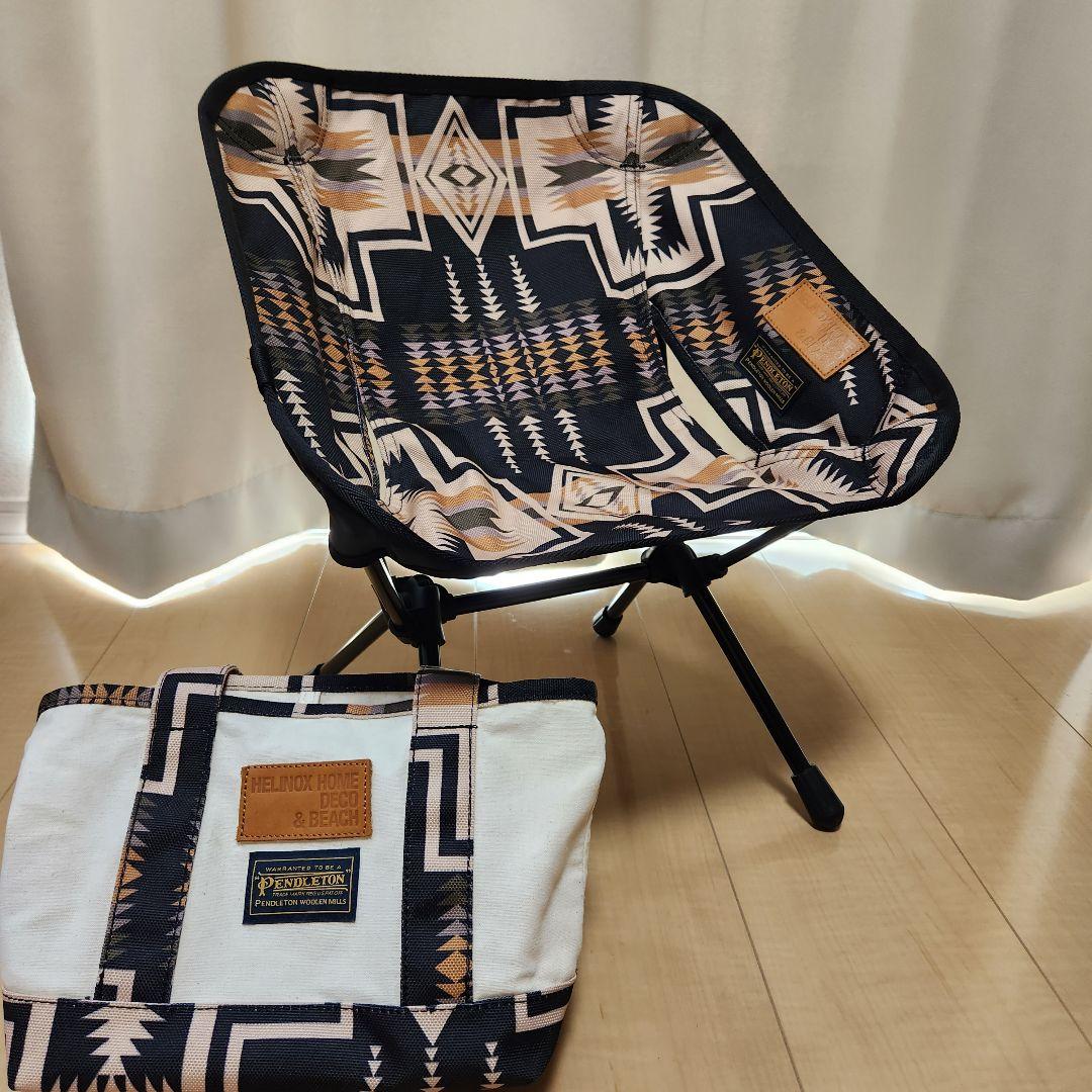 希少 美品 PENDLETON×Helinox チェアホームミニ
