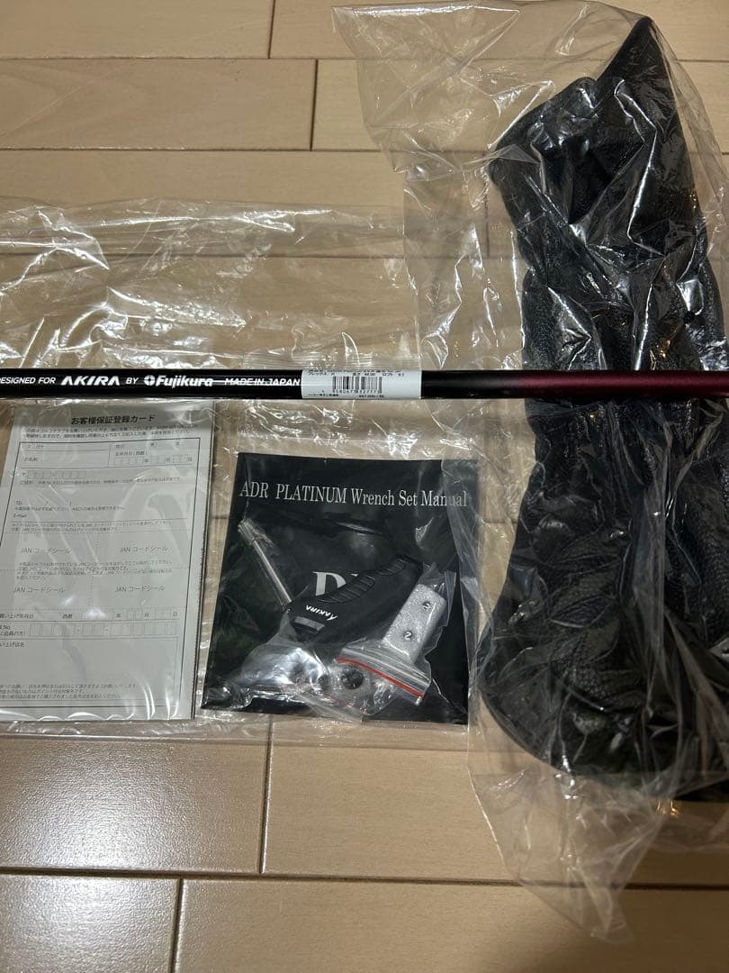 新品未使用　アキラプロダクツ ゴルフ ADR プラチナム ドライバー　9.5