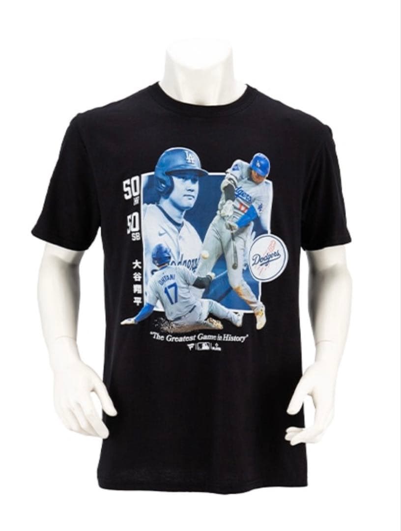新品未使用⭐︎受注生産品⭐︎大谷翔平⭐︎ Tシャツ⭐︎ブラック⭐︎XL⭐︎完売品