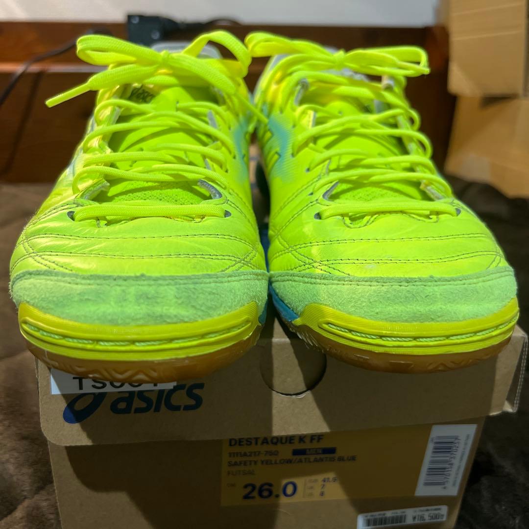 ASICS アシックス DESTAQUE K FF デスタッキ　26.0cm黄色